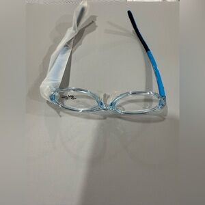 Ray-Ban Kids Jr Blue Clear Oval Eyeglasses